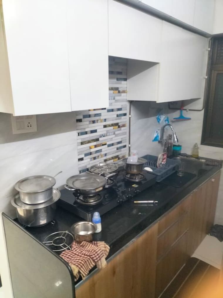 Kitchen, bhoomi-samarth 1 Bedroom 550 Sq.Ft. Apartment In Goregaon East Mumbai 9808849