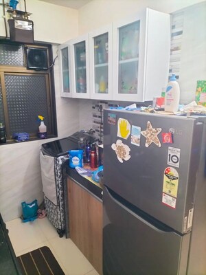 Kitchen in 1 BHK Apartment at Bhoomi Samarth, Goregaon East – for Rent