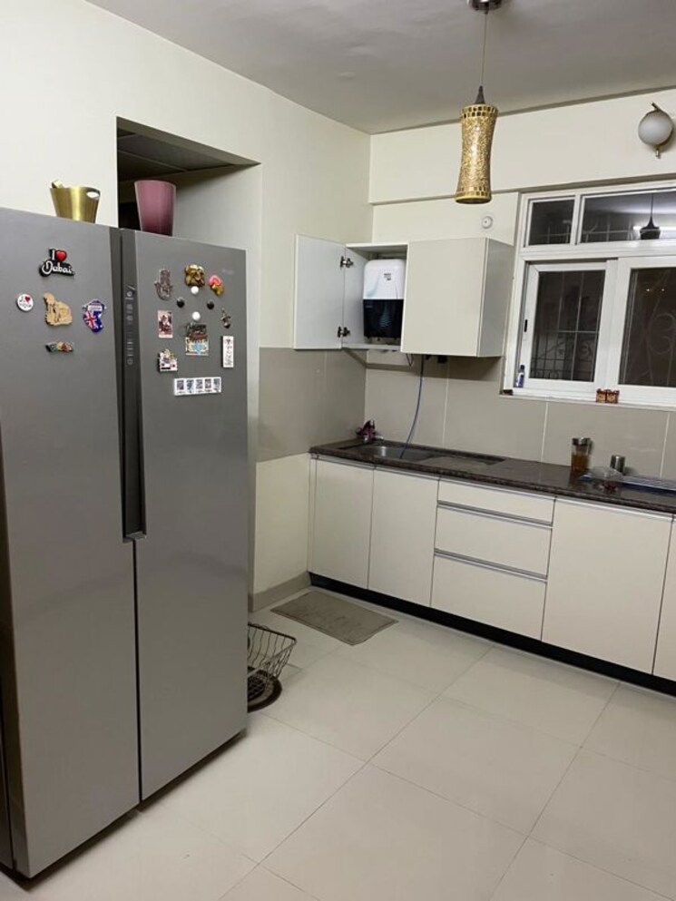 Kitchen, nyati-esteban 3 Bedroom 1500 Sq.Ft. Apartment In Undri Pune 9808899