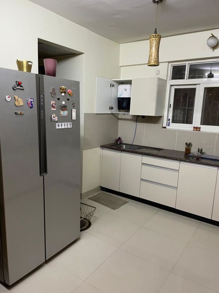Kitchen, nyati-esteban 3 Bedroom 1500 Sq.Ft. Apartment In Undri Pune 9808899