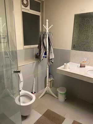 Bathroom in 3 BHK Apartment at Nyati Esteban, Undri – for Rent