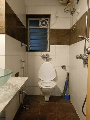 Bathroom in 3 BHK Apartment at Bandra West – for Rent
