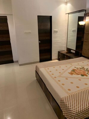Bedroom in 3 BHK Apartment at Ajmera Cosmic Heights, Bhakti Park – for Rent