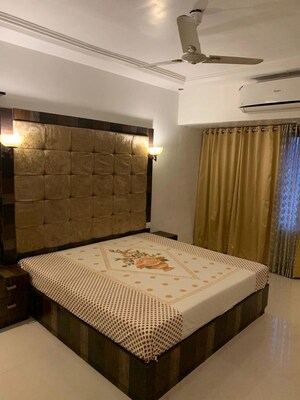 Bedroom in 3 BHK Apartment at Ajmera Cosmic Heights, Bhakti Park – for Rent