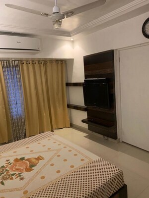 Bedroom in 3 BHK Apartment at Ajmera Cosmic Heights, Bhakti Park – for Rent