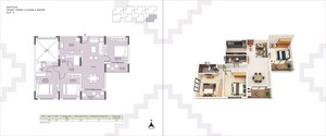 Floor Plan in 3 BHK Apartment at Devidanga – for Sale