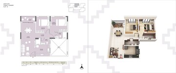 Floor Plan in 3 BHK Apartment at Devidanga – for Sale
