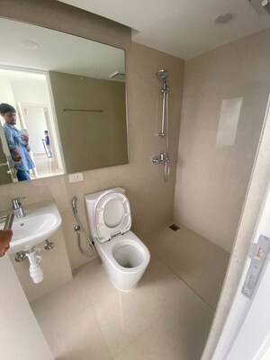 Bathroom in 2 BHK Apartment at Hiranandani Obelia The Walk, Ghodbunder Road – for Rent