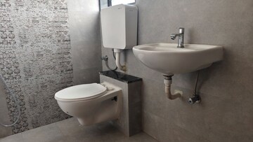 Bathroom in 2 BHK Apartment at KM Horizon Exotica, Haware City – for Rent