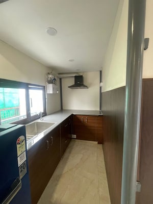 Kitchen in Studio Builder Floor at Sector 30 – for Rent