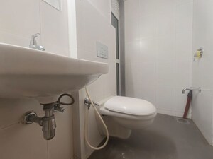 Bathroom in 1.5 BHK Apartment at Godrej Emerald, Ghodbunder Road – for Rent