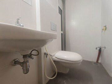 Bathroom in 1.5 BHK Apartment at Godrej Emerald, Ghodbunder Road – for Rent