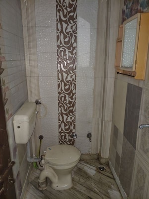 Bathroom in 2.5 BHK Builder Floor at Ram Ganga Vihar – for Rent