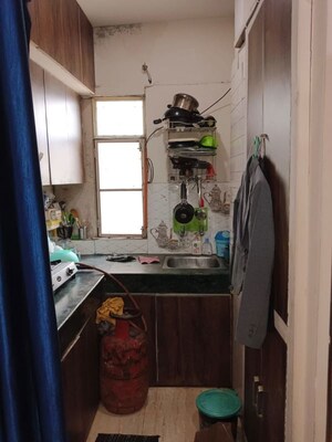 Kitchen in 1 RK Builder Floor at Lajpat Nagar 4 – for Rent