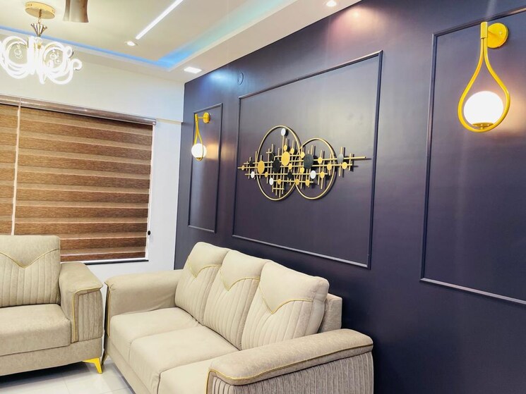 Living Room, kolte-patil-r1-life-republic 2 Bedroom 850 Sq.Ft. Apartment In Hinjewadi Pune 9809476