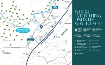 2 BHK Apartment – Map Location View at AIPL Riviera, Sector 103 - for Sale