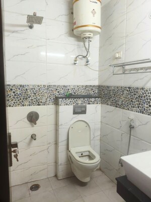 Bathroom in 3 BHK Builder Floor at Saket – for Rent