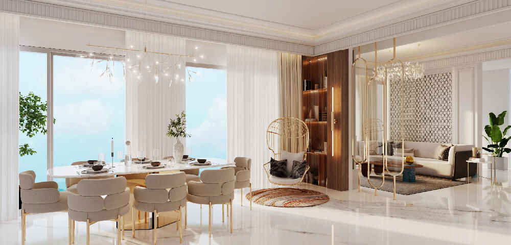 4 BHK + Servant Room 3545 Sq.Ft. Penthouse in Lodha Riservo