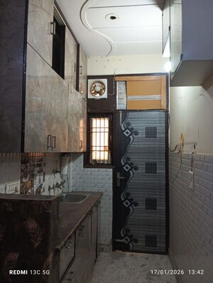 Kitchen in 1 BHK Builder Floor at Rohini Sector 25 – for Rent