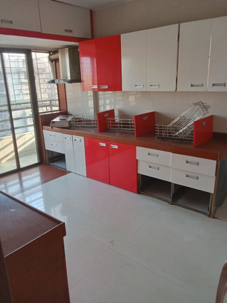 Kitchen, asian-dream-heights 4 Bedroom 2400 Sq.Ft. Apartment In Kharghar Navi Mumbai 9809485