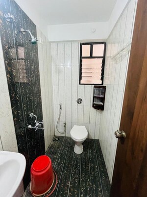 Bathroom in 1 BHK Apartment at Oxy Beaumonde, Viman Nagar – for Rent