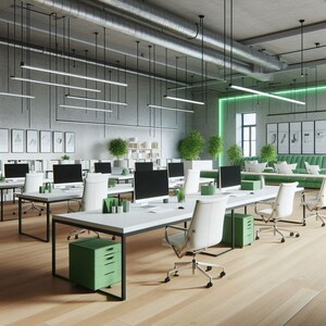 Team Area in  Office Space at Wagle Industrial Estate – for Rent