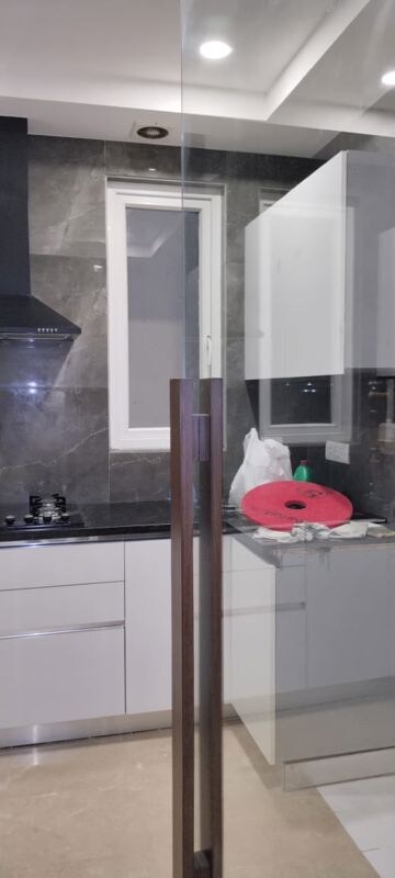 Kitchen in 1 RK Apartment at Kalkaji – for Rent