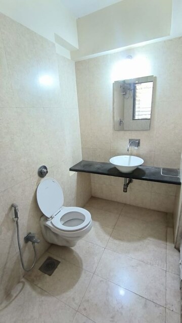 Bathroom in 2 BHK Apartment at Mermit Tower, Lower Parel – for Rent