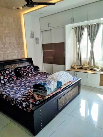 Bedroom in 2 BHK Apartment at Aparna Serene Park, Kondapur – for Rent