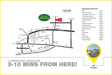  Plot – Map Location View at Green City Dukes County, Kondakal - for Sale