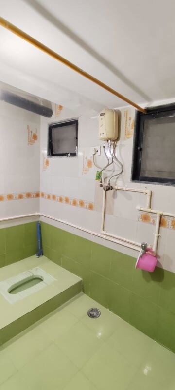 Bathroom in 1 BHK Apartment at Runwal Estate, Dhokali – for Rent