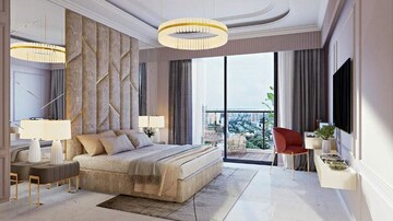 Bedroom in 3 BHK Apartment at Raymond Invictus By GS, Bandra East – for Sale