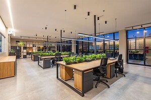 Team Area in  Office Space at Wagle Industrial Estate – for Rent