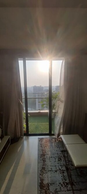 Living Room in 3 BHK Apartment at Shapoorji Pallonji Vicinia, Powai – for Rent