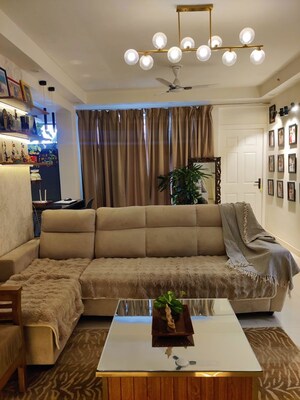 Living Room in 2 BHK Apartment at Kiara Residency, Sushant Golf City – for Rent