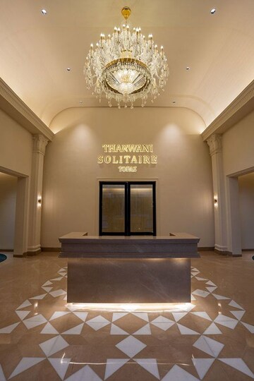 Building Lobby in 4 BHK Apartment at Tharwani Solitaire, Kalyan West – for Sale