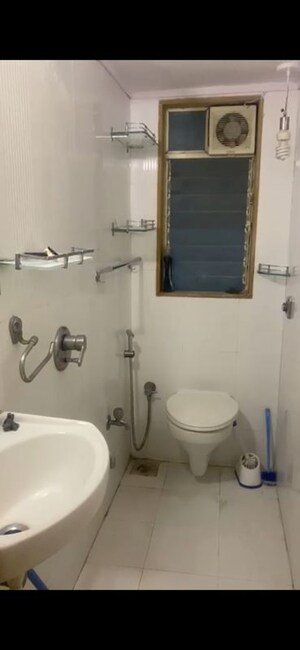 Bathroom in 1 BHK Apartment at Lilly Apartments, Bandra West – for Rent