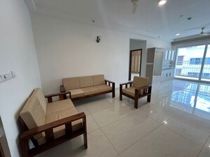 Living Room in 3 BHK Apartment at Prestige Beverly Hills, Kokapet – for Rent