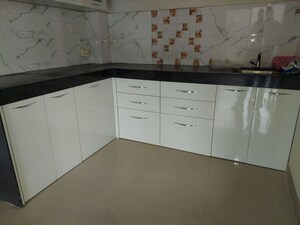 Kitchen in 3 BHK Apartment at Godrej Green Vistas, Mahalunge – for Rent