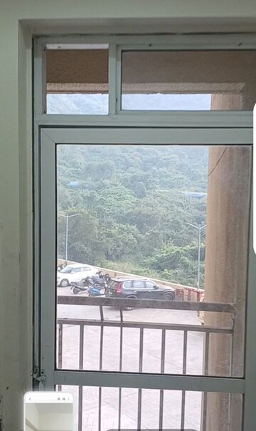 Balcony in 2 BHK Apartment at Bharat Ecovistas, Shilphata – for Rent