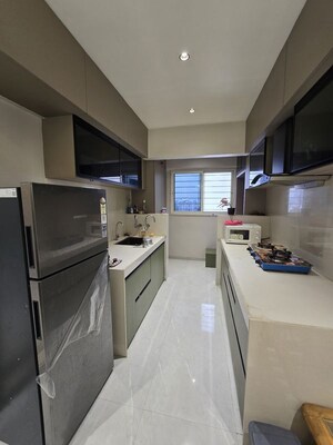 Kitchen in 3 BHK Apartment at Kharadi – for Rent