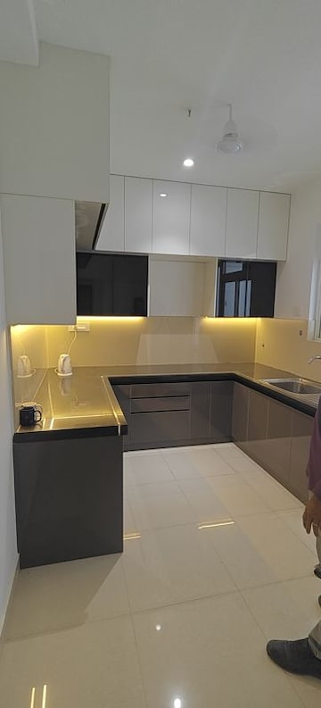 Kitchen in 3 BHK Apartment at Aurobindo Kohinoor, Serilingampally – for Rent