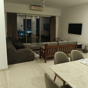 Living Room in 3 BHK Apartment at Lokhandwala Minerva Mahalaxmi, Arthur rd – for Rent