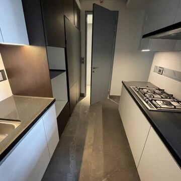 Kitchen in 3 BHK Apartment at Lodha Trump Tower, Kamala Mill – for Rent