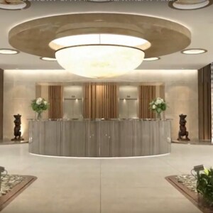 Building Lobby in 5 BHK Apartment at Worli – for Sale