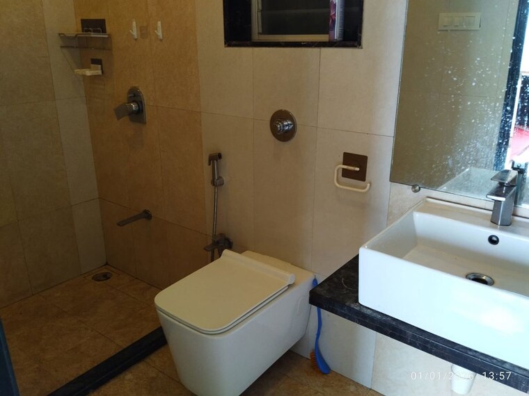 Bathroom, aspen-park 1 Bedroom 645 Sq.Ft. Apartment In Goregaon East Mumbai 9810349