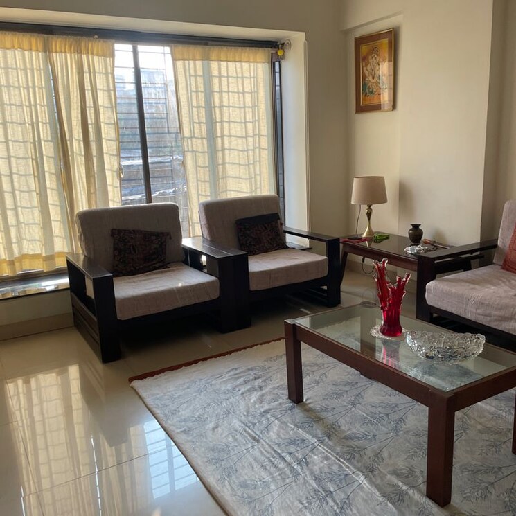 Living Room, nirmal-lifestyle-residency-chs-ltd 2 Bedroom 850 Sq.Ft. Apartment In P&t Staff Colony Mumbai 9810365