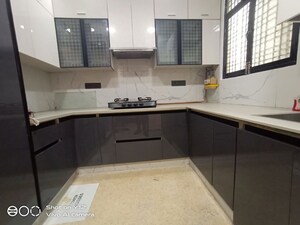 Kitchen in 3 BHK Builder Floor at Chittaranjan Park – for Sale