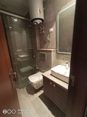 Bathroom in 3 BHK Builder Floor at Chittaranjan Park – for Sale