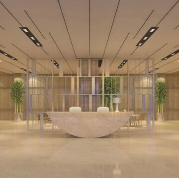 Building Lobby in 3 BHK Apartment at Raheja Imperia, Empire Mill – for Rent